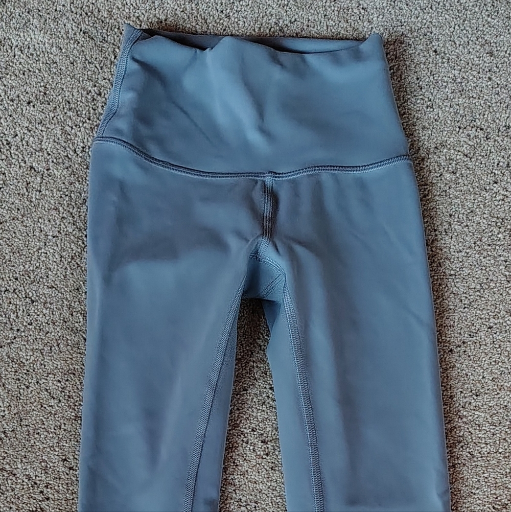 Lululemon High-Waist Performance Leggings - Slate Blue Size 0